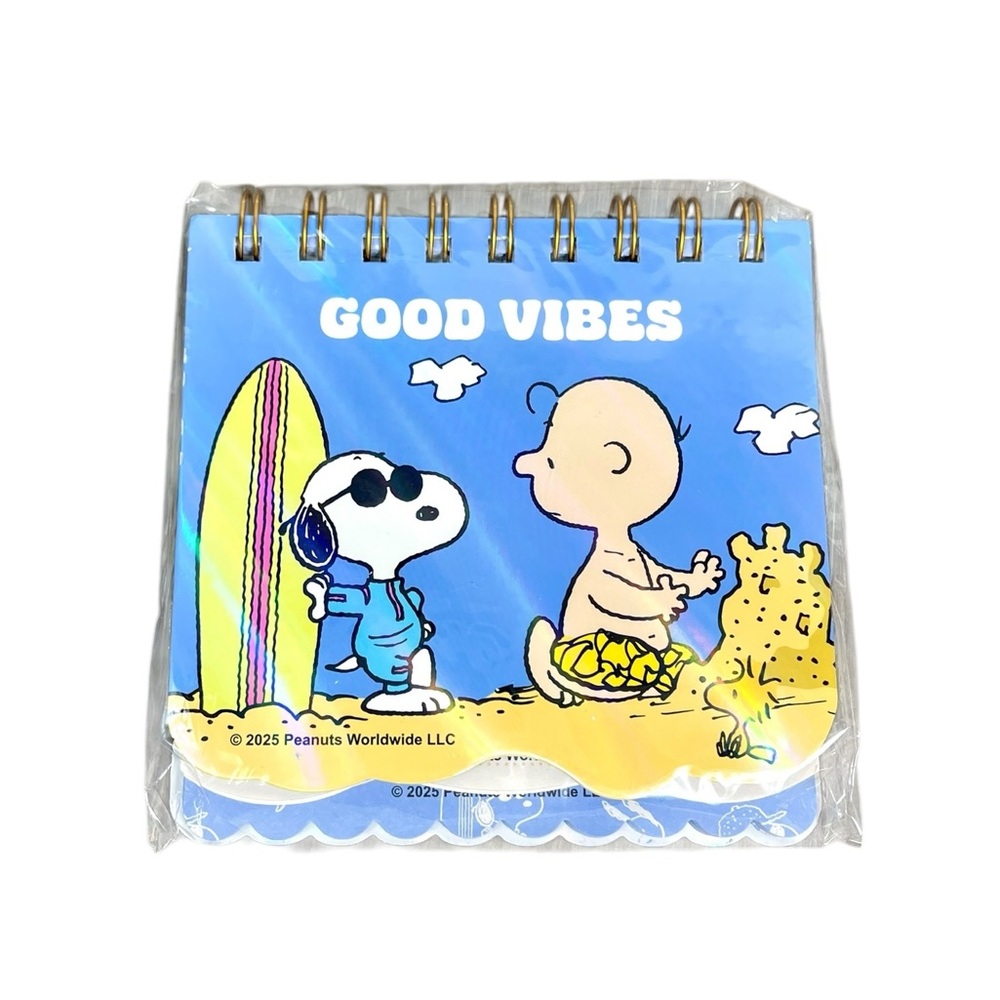 Peanuts Good Vibes Spiral Notebook